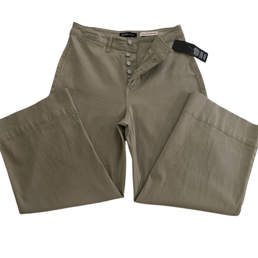 BCBGeneration Sage Wide Leg Crop Trousers